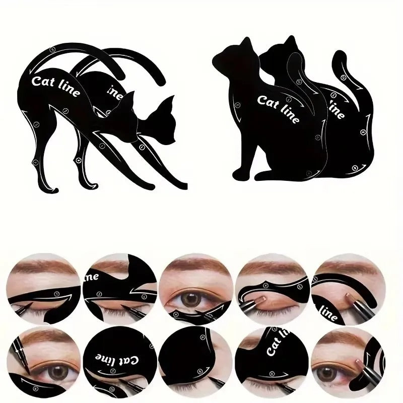 Cat Line Eyeliner Stencil